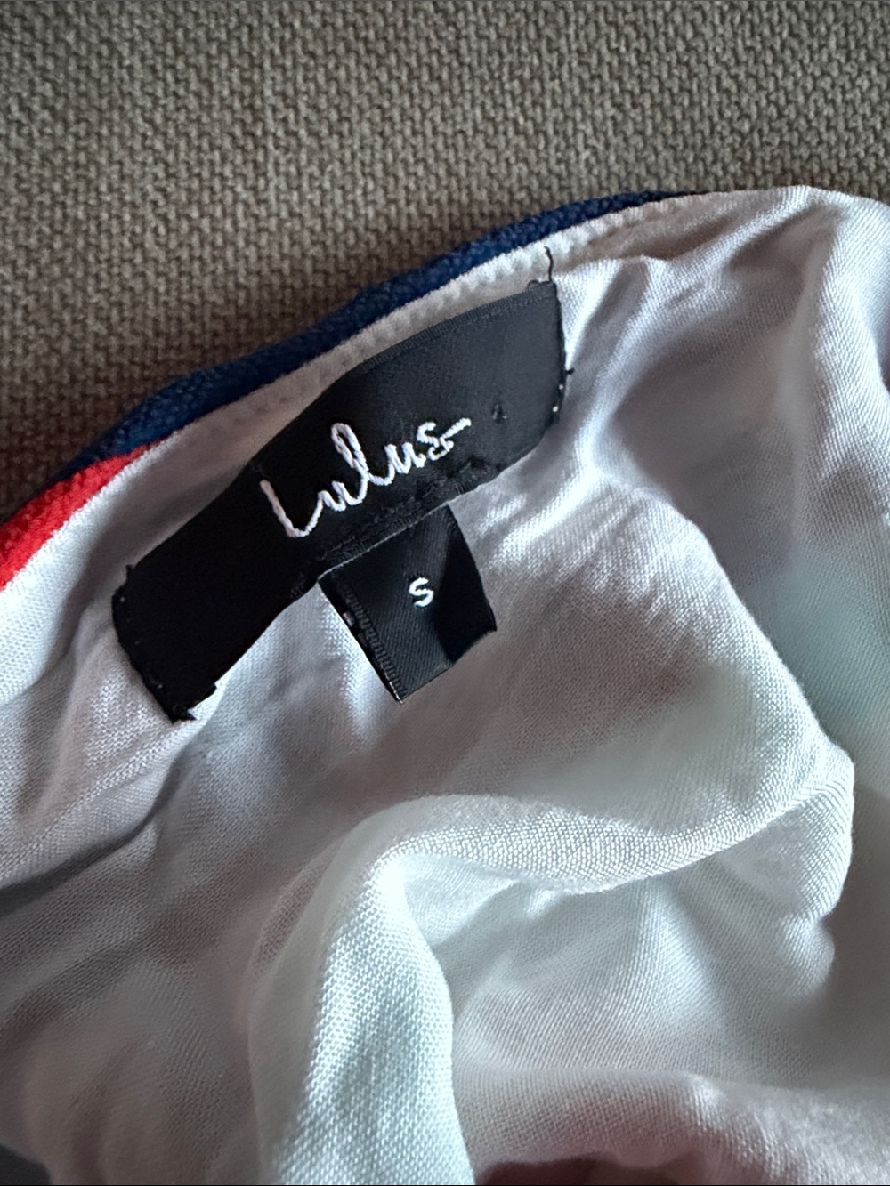 Lulu’s Striped Backless Romper - Picture 2 of 3